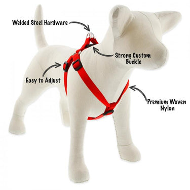 Large Dog Basics Step In Harness 1″ - pink